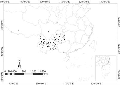 Prediction of potential habitat areas of Rhododendron delavayi in China based on maximum entropy model MaxEnt